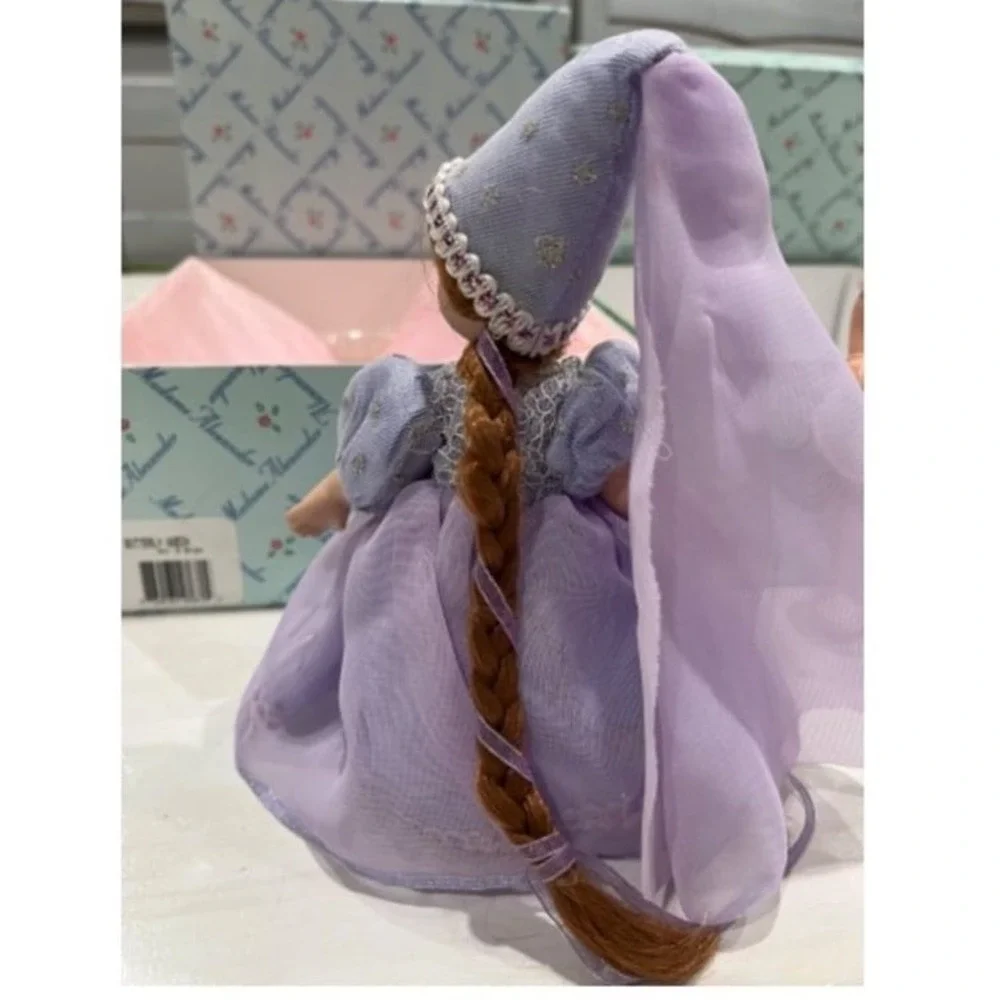 lavender dress long braid‎ doll